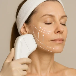 Woman having HI-FU to reduce wrinkles call LA LIPO Lincolnshire Now!