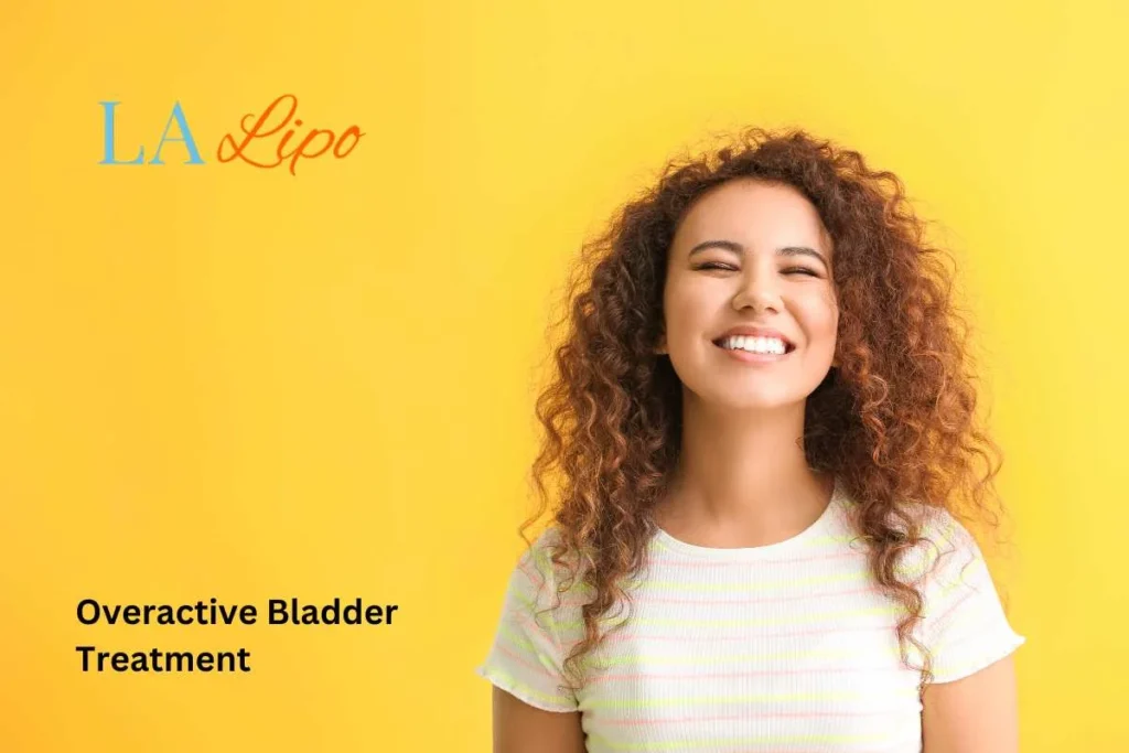 woman smiling about overactive bladder treatment Lincolnshire solutions