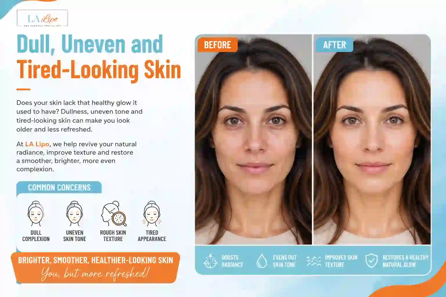 Sign #5: Dull, Uneven and Tired-Looking Skin Lincolnshire